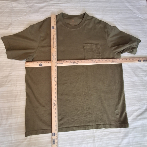 Territory Ahead T Shirt Mens XXL Pima 100% Cotton Short Sleeve Khaki Army Green - Picture 7 of 10